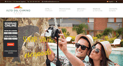 Desktop Screenshot of hotelaltodelcamino.com