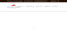 Tablet Screenshot of hotelaltodelcamino.com